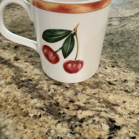 Mug Pear and Cherries Epoch Collection 4 Inch Height - Picture 3 of 5